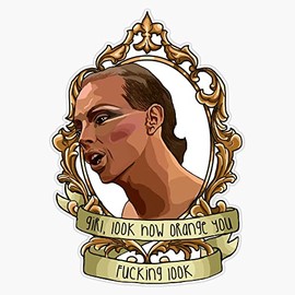 Alyssa Edwards look how orange Bumper Sticker Vinyl Decal 5 inches