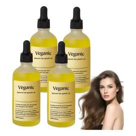 Para 4pcs Aceite Esencial Para Cuidado Del Cabello Veganic