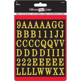 The Hillman Group 842266 Gold Pack House Letters and Numbers