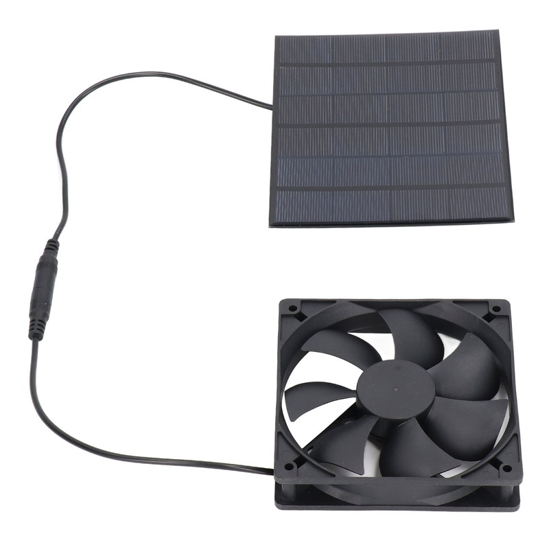 Solar Panel Powered Fan Portable 3.5W 6V Solar Exhaust Fan