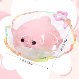 Pellinch Emulation Puffer Fish Squeeze Toy, Anti-Stress Ball Children, FuFu Squishy Toy, Squeeze Toy, Stress Relief Toy for Adults and Children