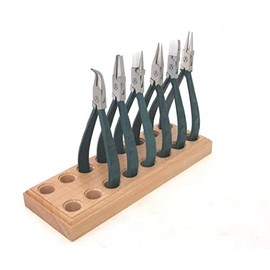 Wubbers Proline Series Pliers Set Of 6 With Wood Rack