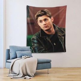 Jensen Ackles Tapestry Wall Hanging Decoration Tapestries Decor For Bedroom Living Room Indoor - Size: 60x50in