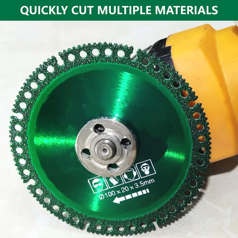 Neyared 4PCS 100mm Angle Grinder Wood Cutting Discs, Metal Glass