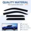 Aunginsy Side Window Rain Guards Visor Deflectors Compatible with Toyota