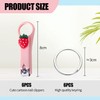 6 Pieces Cute Nail Clippers, 6 Pieces Key Chains, Nail