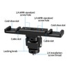 CS PRIORITY Multi Functional Dual Cold Shoe Expansion Bracket Metal