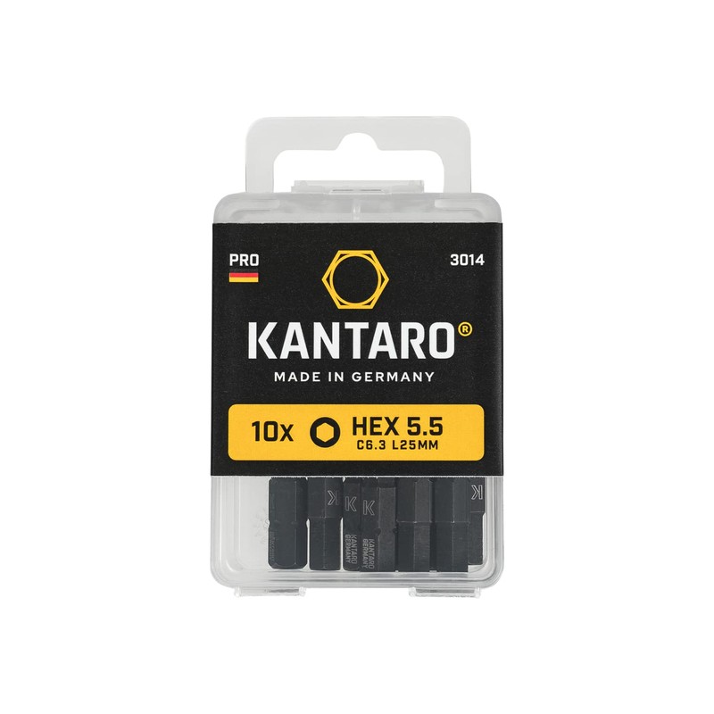 KANTARO 3014 Hexagonal Bit HEX 5.5 mm x 25 mm