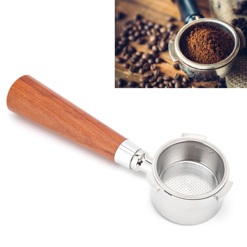 Coffee Bottomless Portafilter Stainless Steel Filter Holder Basket Replacement Tool