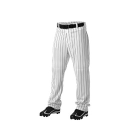 Alleson Athletic 605WPN - Pinstripe Pant Adultt - 3XL - WH/BK