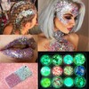 Fluorescent Sequin, Fluorescent Glitter Gel, 12 Colours, Glitter Holographic Sequin