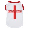 Petitebelle England Cross Puppy Dog Shirt (White, Medium)