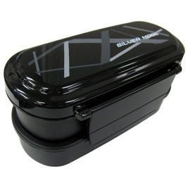 オーエスケー SILVER MODE 保冷 お弁当箱 2段 (仕切付) PW-10T