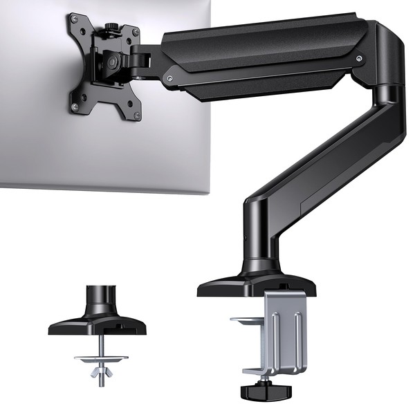 HUANUO Single Monitor Mount for 13″–32″ Screens up to 22