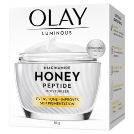 Olay Luminous Niacinamide Honey Peptide Moisturiser 50g