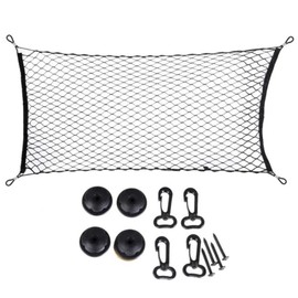 LXGKREL Boot Net Luggage Net 70 x 70 / 110 x 60 cm Elastic Boot Net with Hooks for Car