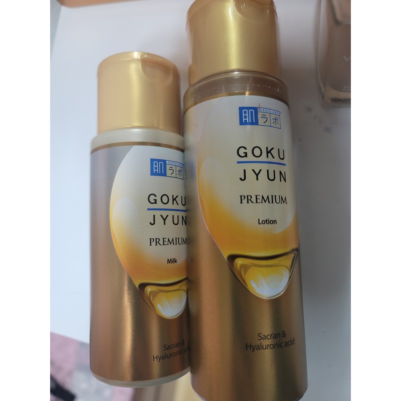 Hada Labo Gokujyun Premium 2 types (Lotion 170ml + Milk