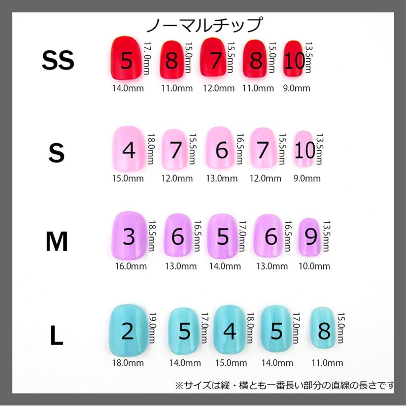 Michianil Nail Tip, Date Nail, Girls' Association Nail, Sheer Color