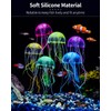 Uniclife 6 Pcs Glowing Jellyfish Ornament Decoration for Aquarium Fish