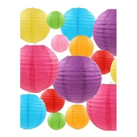 Lamp & glob 10 Globo De Cantoya Lampara De Papel Pantalla China Colores