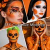 Orange Water Based Face Body Paint Stick, Waterproof Cream Light