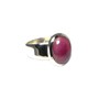 Ruby Sterling Silver 925 Gemstone Ring - Size 51 (16.2)