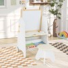 Costzon Easel for Kids, 4 in 1 Toddler Activity Table