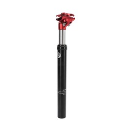 Bike Suspension Seatpost Shock Absorber Bicycle Oil Pressure Damping Aluminum SeatpostKSP630‑31.6mmx350mm Black Red