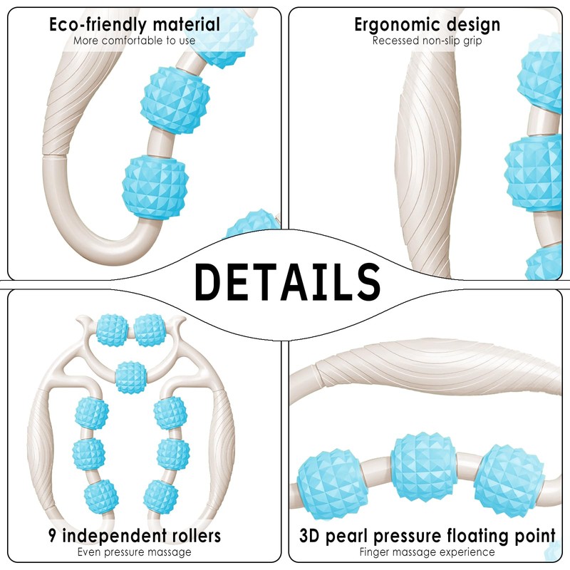 Taozoey Massage Roller, Massage Roller, Leg Massager, Cellulite Deep Tissue