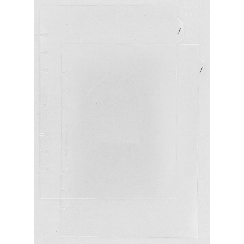 Filofax A5 Transparent Flyleaf with Tab