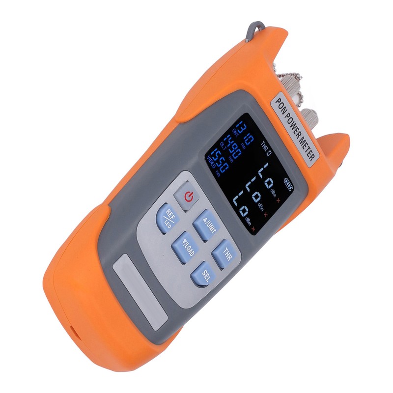 Handheld PON Optical Power Meter Automatic Calibration Threshold Setting ABS