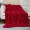 JIAHANNHA Fleece Blanket King Size Red 108 by 90 Inches