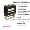 WAFJAMF Received Stamp Office Stamp Self Inking Rubber Stamp Office