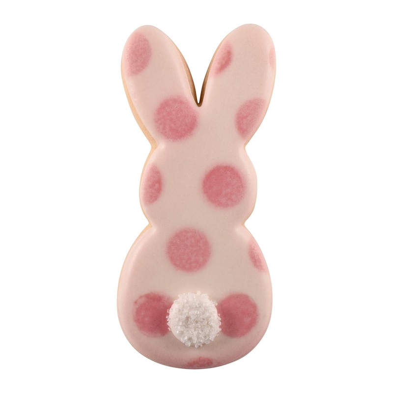 R&M Candy Bunny 3.75" Stainless Steel Cookie Cutter, Silver