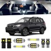 ENDPAGE 8-Pieces Forester LED Interior Light Kit for Subaru Forester