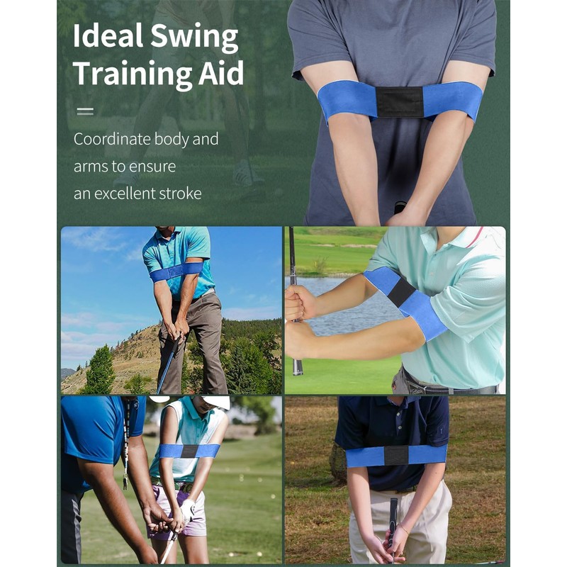 Golf Swing Arm Band Golfs Swing Training Aid Elastic Swing