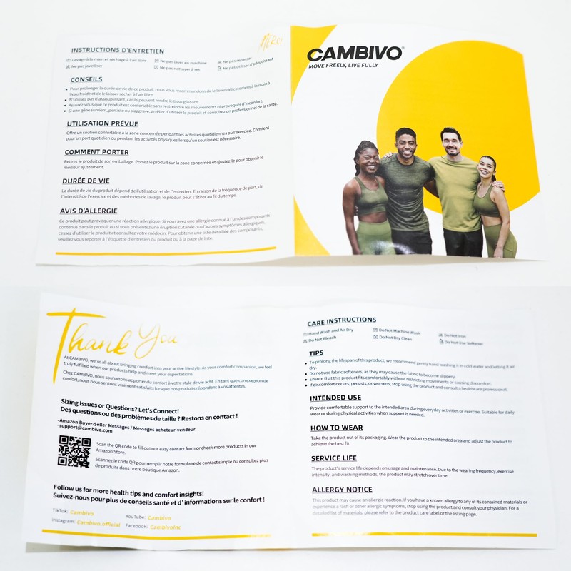 CAMBIVO Wrist Support 1 Pack, Black Left, S/M