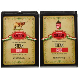 Szeged -Steak Rub / Gourmet Rub / 2 -5 Oz. Tins