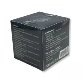 Lifetrons DrumBass Leather Rechargeable Speaker (LT-8006) New In Box & Sealed