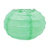 Seta Direct, 3.5-Inch Oval Pumpkin Mini Decorative Paper Lantern [Green,
