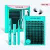 VAVA BEAUTY Misty Kit Clusters, DIY Lash Extension Springtok Bond&Seal,