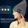 Bluetooth Hat Winter Warm Knit USB Smart Music Wireless Hat