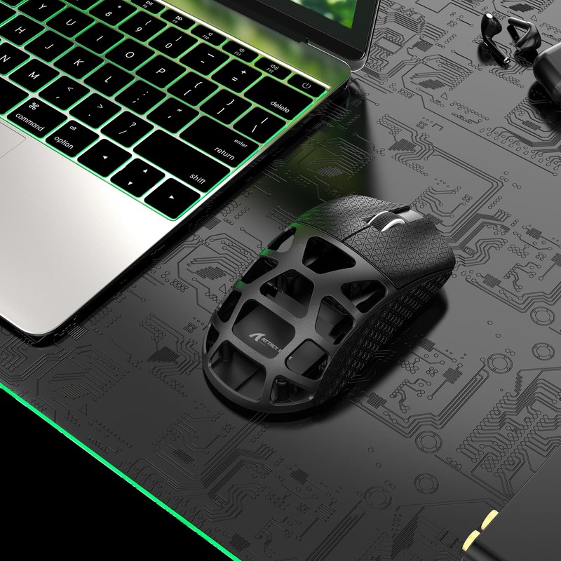 ATTACK SHARK R3 Gaming Mouse, 3 Modes, Magnesium Alloy Edition,