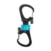 Nighteyes MSBL-03-R7 360° Magnetic Slide Lock Carabiner, Blue