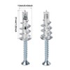 Mivanta 30 x Plasterboard Wall Plugs - Self Drilling Cavity