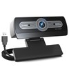 Full HD 1080P cámara web para computadora portátil con micrófono,