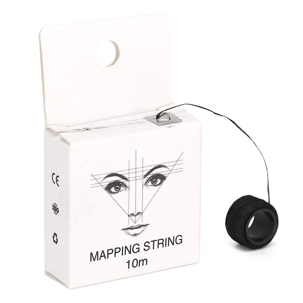 Eyebrow Mapping Cord, 10 m Pre-Coloured Mapping, Eyebrow Marker Thread,