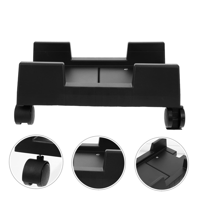 Operitacx Computer Host Holder Tower Desktop Computer CPU Cart Stand
