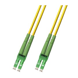 7M Singlemode Duplex Fiber Optic Cable (9/125) - LC/APC to LC/APC