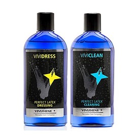 Vividress 250ml - Viviclean 250ml Combo - for Latex Clothing